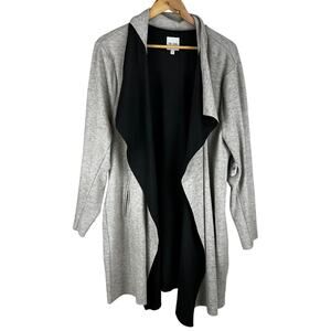 Nic + Zoe Stretch Ponte Knit Long Sleeve Pocketed Lounge Jacket Women's 3X NWT